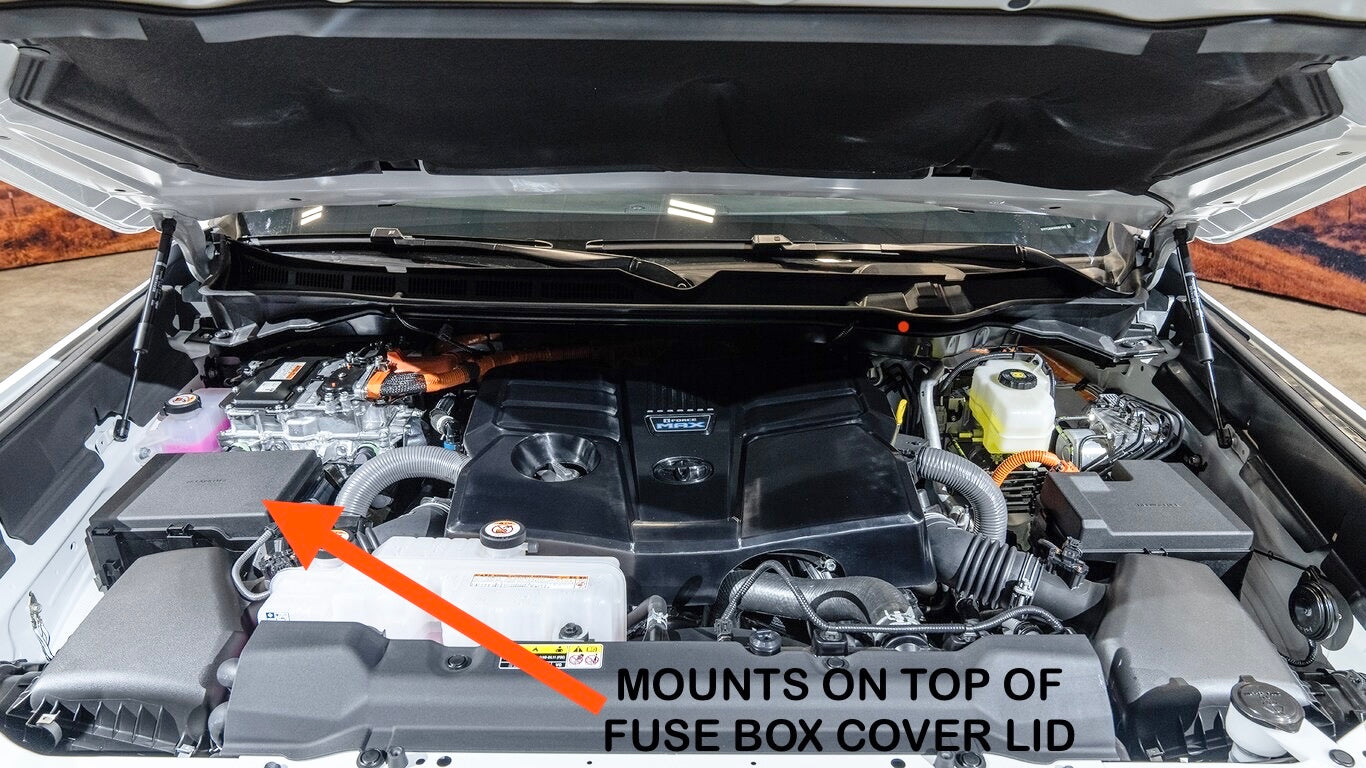 2022+ Tundra Fuse Box Lid Accessory Panel Kit