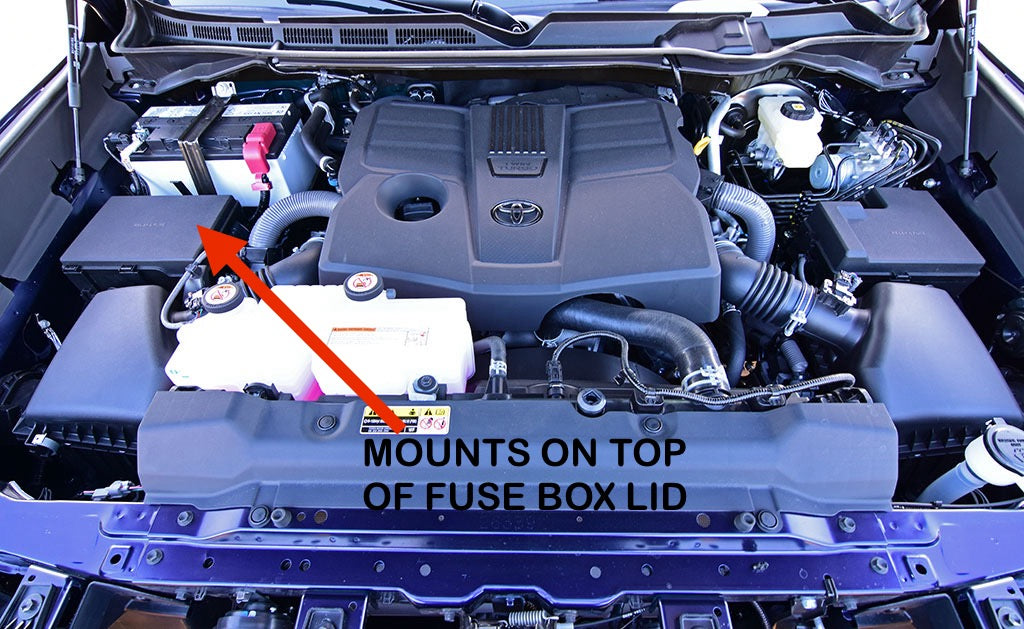 2022+ Tundra Fuse Box Lid Accessory Panel Kit